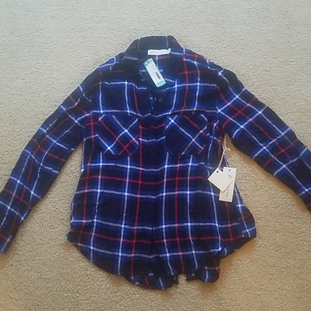 Statement Athenia Button Back Top (Stitchfix)
